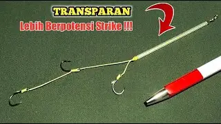 cara membuat rangkaian pancing umpan lumut lebih ampuh lebih cepat strike