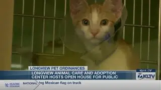 Longview animal shelter hosts open-house event after passing of new city ordinance