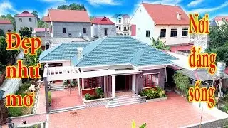 Mẫu nhà cấp 4 mái Thái đẹp như tranh vẽ nơi đáng sống của đại gia vùng nông thôn 2019