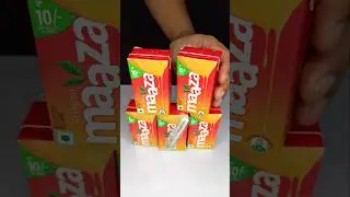 Maaza Mango Drink Asmr #shorts