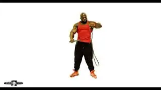 Muscle Bands Workout Tutorial- Bigger biceps with resistance bands for arms