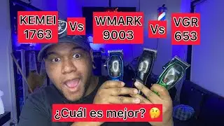 KEMEI 1763 vs WMARK 9003 vs VGR 653 | ¿CUÁL ES MEJOR?
