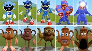 EVOLUTION OF SHADOW SONIC TAPES FAMILY VS ALL TA TA TA SAHUR EATER WHO WIN in Garry Mod!