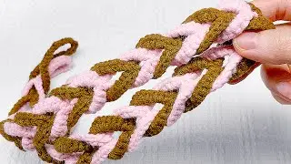 Multi Colour Braided Bag Strap Crochet Pattern Simple Bag Pattern