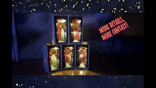Harry Potter Diagon Alley Book nook Book Shelf Insert Booknook Diorama