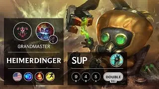 Heimerdinger Support vs Nami - NA Grandmaster Patch 9.15