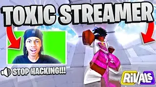 I DESTROYED THIS TOXIC STREAMER IN ROBLOX RIVALS