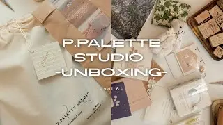 P Palette Studio Unboxing/ Stationary