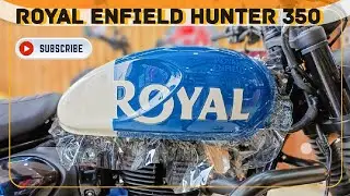 Royal Enfield Hunter 350 Lamination / PPF Installation | @GwrapsBathinda