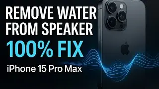Remove Water from iPhone Speaker FAST &ndash; 100% Working Speaker Cleaner Sound