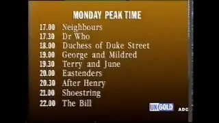 UK Gold 1st night trailers & closedown 1st November 1992 15 of 15