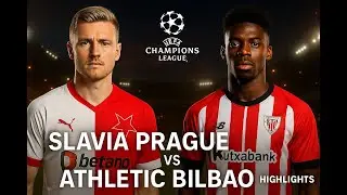 Slavia Prague vs Athletic Bilbao | Champions League HIGHLIGHTS 2025 ⚽️🔥