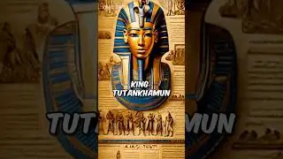 Treasures of Tutankhamun: Golden Pharaoh of ancient Egypt.  #king #tutankhamun #shorts