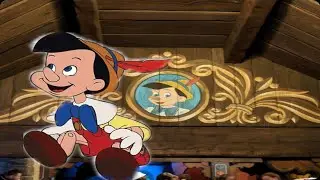 DANS L'ATTRACTION LES VOYAGE DE PINOCCHIO A DISNEYLAND PARIS