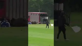 Rider and horse slip to the ground in the 2019 Queen&rsquo;s Polo Cup in England.
