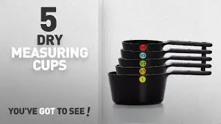 Top 10 Dry Measuring Cups [ 2018 Kitchen Must Have ]: OXO Good Grips Plastic Measuring Cups,