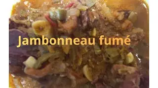 En cuisine avec moi / jambonneau fumé , épinards.....
