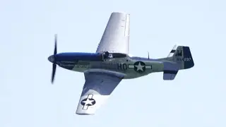 First Time Seeing P-51D Mustang Moonbeam McSwine Eastbourne Airshow 2025