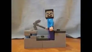 Steve's Mining The Diamond Ore For 10 Hours (Lego Version)