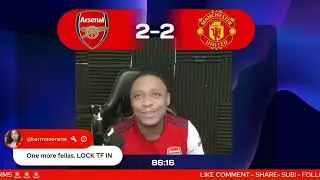 Deluded Gooner shocked by Cunha winner | Arsenal vs Manchester United | Banter fc #aftvxtra #chunkz