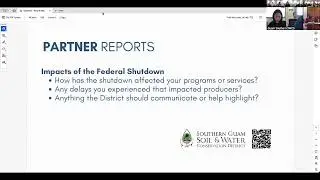 Southern Guam SWCD Bi-Monthly Partner Meeting