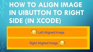 How to align image in UIButton to right side