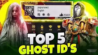 Top 5 Most Dangerous Ghost Ids in Free Fire 👻🔥 | Searching Ghost Accounts | Gaming with Ritesh