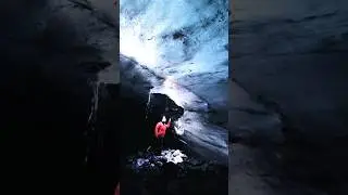Come explore sapphire ice cave with us and experience the deep blues and jet black ash lines