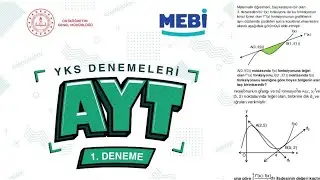 MEBİ AYT DENEME 1 İNTEGRAL SORULARI