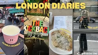 London diaries| shooting content with converse, trying Humble crumble& more 👟🍝🍧