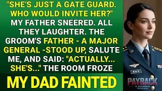 My Dad Mocked Me at My Wedding — Until the Groom’s Father, a Major General, Saluted Me...