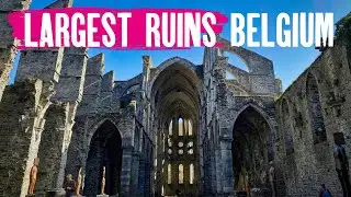 Largest Abandoned Abbey Belgium | Ruins of Abbey de Villers in 4K