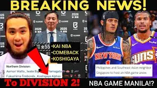 GOODNEWS POSSIBLE NB&Auml; GAME SA MANILA! KAI SOTTO to DIV 2!? COMEBACK DATE & BIG DREAM UPDATES!