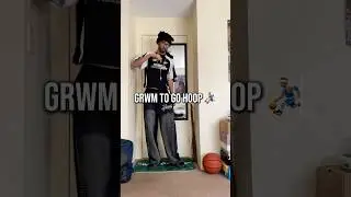 GRWM TO GO HOOP 🏀 #basketball #fashion #shorts #trending #viral