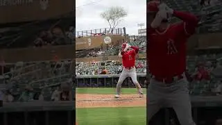 Shohei Ohtani HOMERUN #2 SPRING training 2022 Los Angeles Angels #mlb #sbvzla #shorts