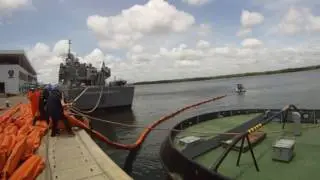 Cerco para abastecimento de navio