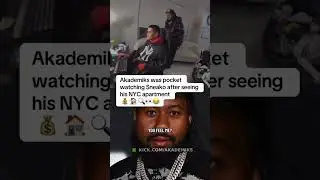 ALL Akademiks do is POCKET WATCH 😭💔 #akademiks #sneako #shorts #funny #rap