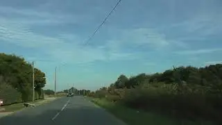 Driving On The D6 From Barnabanec 22560 Pleumeur Bodou To Kerv&eacute;l&eacute;gan 22700 Perros Guirec, France