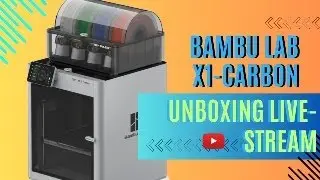 Live Unboxing & Assembly: Bambu Lab X1C 3D Printer! + Printing Large Parts 🚀