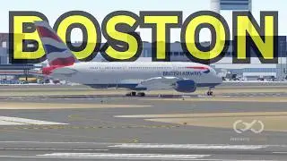 49 Minutes of EPIC Plane Spotting at Boston Logan Airport in Infinite Flight &ndash; Nonstop Action!