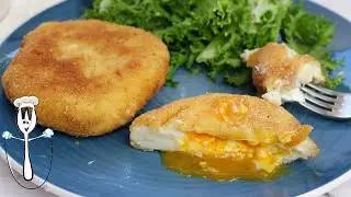 🍳DELICIOSOS y MUY JUGOSOS estos Huevos Encapotados o huevos Villaroy🍳 | Receta fácil