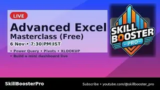 Free Advanced Excel Class &ndash; 90-min Live Workshop