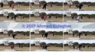Shot Put bio mechanical Analysis & Animation & Slow motion