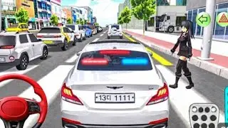 Steering Lal 🚗🔥 Realistic Driving Simulator Game | Police Car Traffic Gameplay