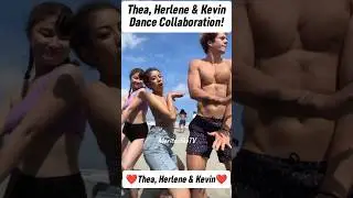 OMG! THEA TOLENTINO, HERLENE BUDOL & KEVIN DASOM DANCE COLLABORATION!😁 #herlenebudol #shorts