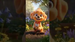 Hop, bop, dig &mdash; Coco&rsquo;s happy puppy song and tunnel time! 🐶🌈 #cocotails