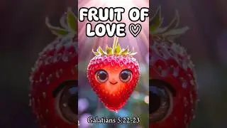Плоды ЛЮБВИ только что сказали! 🍓❤️ | Плоды Духа #1Клубника 🍓