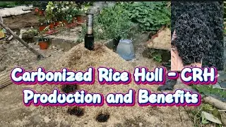 How to make Carbonized Rice Hull (CRH) The Best, Fast and Easy -DIY