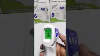 how to factory reset infrared thermometer || non contact infrared temperature measuring machine