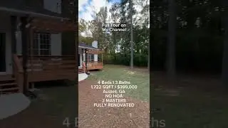 MUST SEE! BEAUTIFUL HOME with DOUBLE MASTERS for Sale in Austell, GA I Austell Real Estate